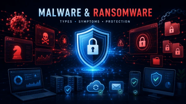 Comprehensive Guide to Malware and Ransomware: Types, Symptoms, and Protection Strategies