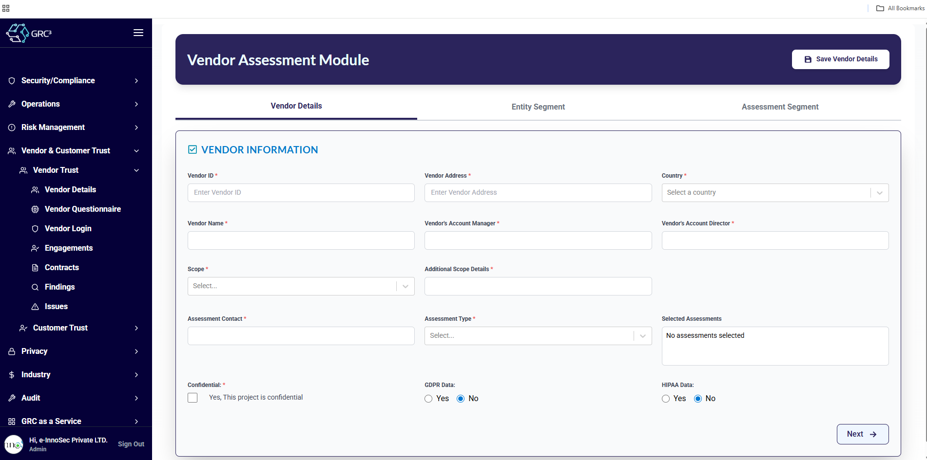 Centralize Vendor Management